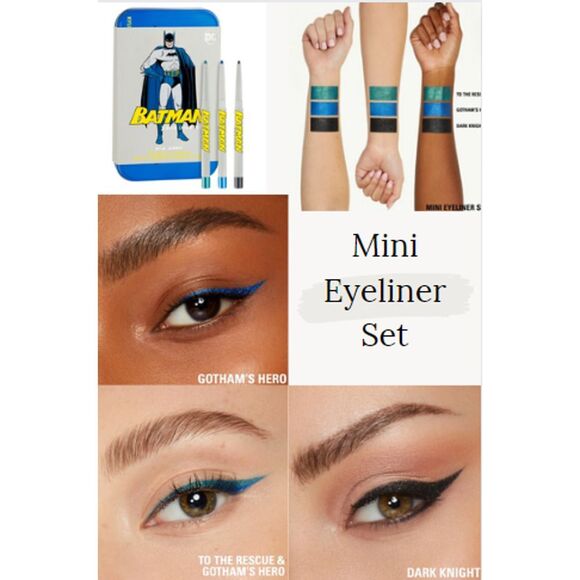 Batman x Kylie Cosmetics Makeup Set Lipstick Eyeliner Highlighter Eyeshadow NIB - Picture 13 of 16